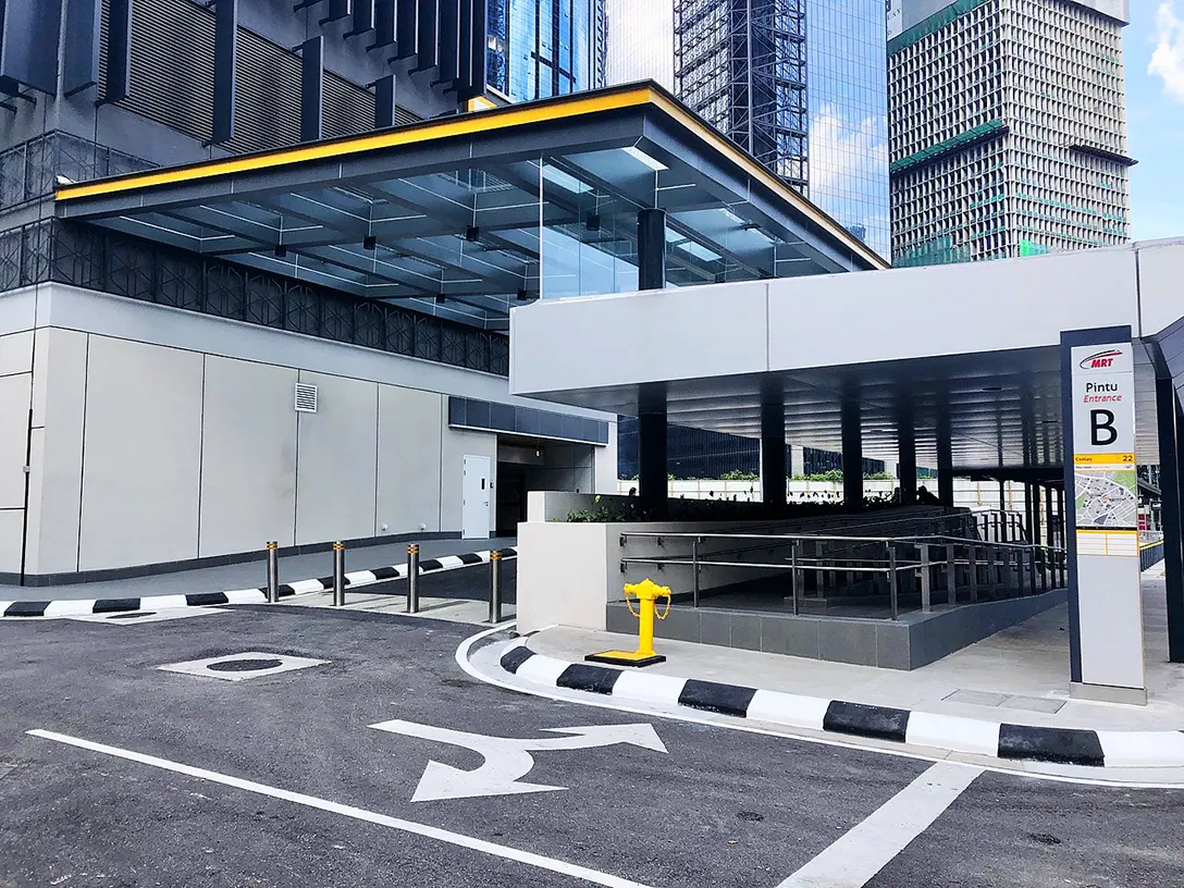 Entrance B of Conlay MRT station