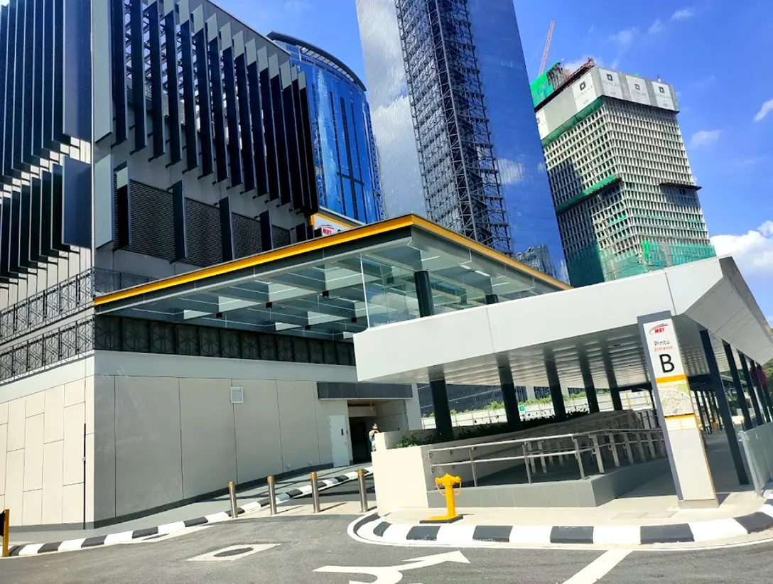 Entrance B of Conlay MRT station