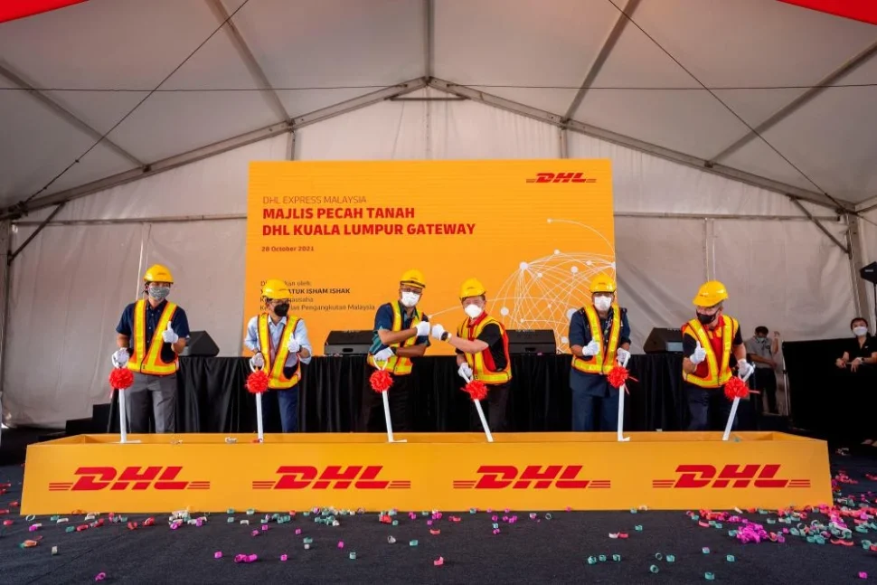 DHL's groundbreaking ceremony to mark the commencement of the gateway construction due to complete by Q1' 23.