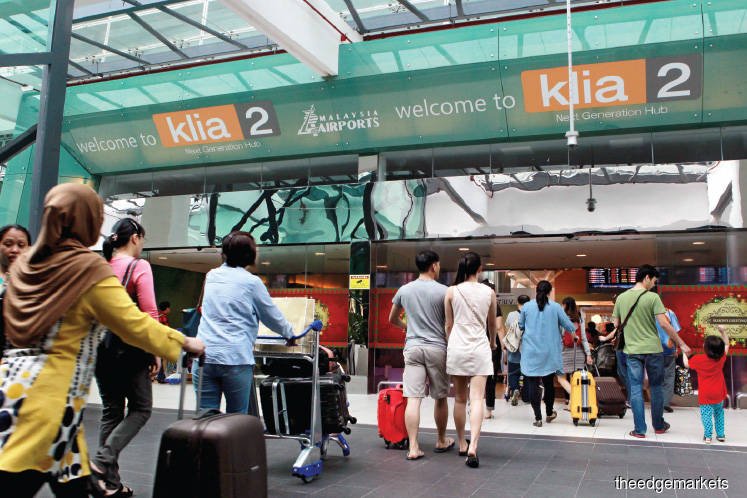 Passengers entering the klia2 Main Terminal Building