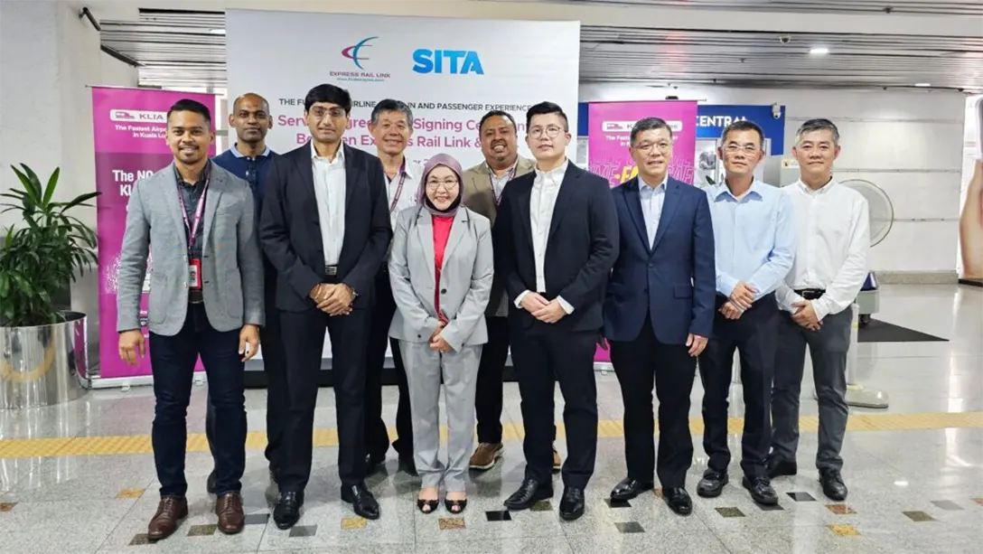 SITA will equip ERL with new self-service check-in kiosks and self-bag drop services at KL City Air Terminal in KL Sentral Station