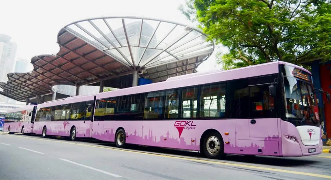 Go KL City Bus, free city bus for KLCC, Bukit Bintang and Chinatown area