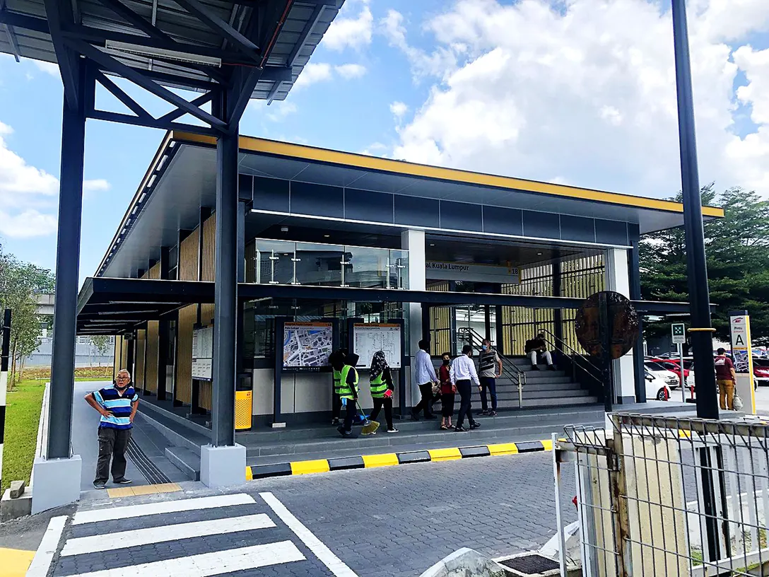 Entrance A of Hospital Kuala Lumpur MRT station