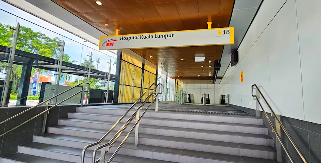 Entrance to the station