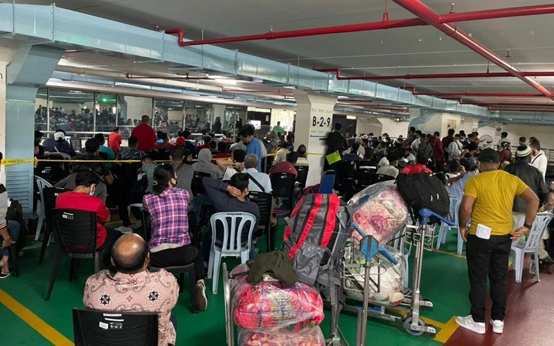 Many undocumented migrants are stuck in KLIA as they try to leave under the immigration department’s recalibration programme which ends on Dec 31.