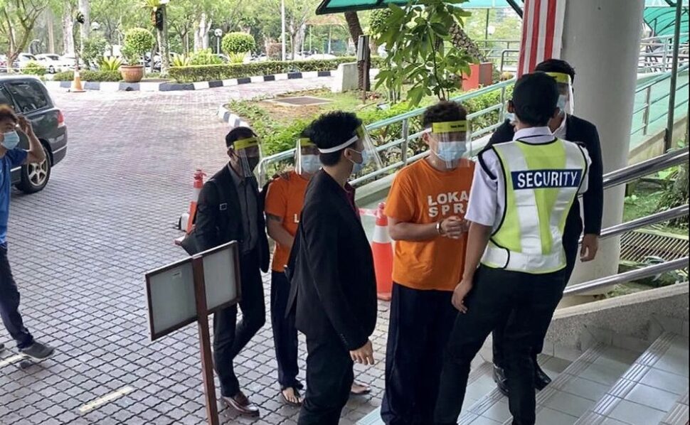 Two of the four suspects remanded at the Shah Alam magistrate court