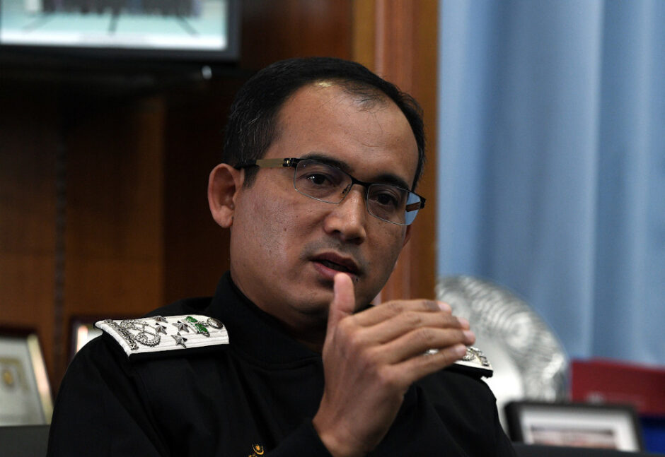 Immigration director-general Datuk Khairul Dzaimee Daud speaks to members of the media in Putrajaya April 22, 2020. — Bernama pic