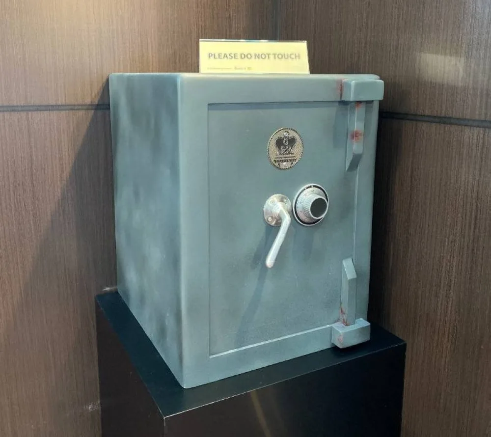 The exhibition features Tunku Abdul Rahman’s personal safe box which has been opened recently for the first time since his passing. — Picture courtesy of Malaysia Airports