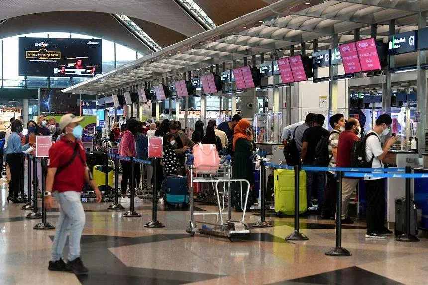 Common complaints from tourists were of the long lines at immigration, the state of the toilets and amenities, transportation between the main terminal and satellite building, as well as the waiting and sitting areas. PHOTO: BERNAMA
