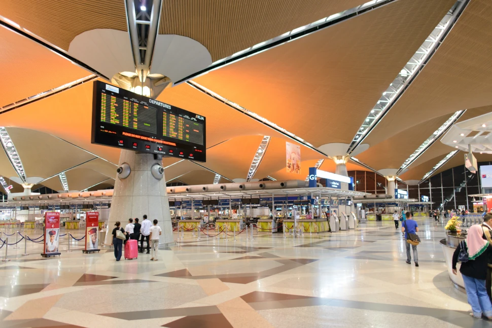 A near-vacant arrival-departure hall at the Kuala Lumpur International Airport (KLIA) in Sepang. -Pic courtesy of MyCEB
