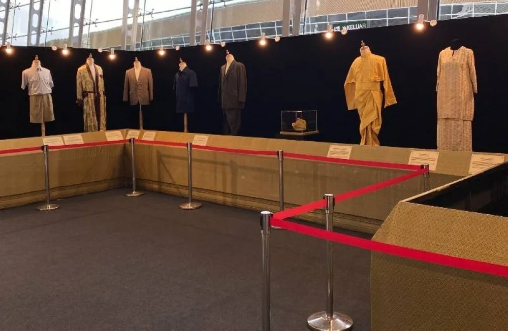 Explore Tunku Abdul Rahman and his wife’s fashion preferences through a gallery display of their wardrobe at KLIA. — Picture courtesy of Malaysia Airports