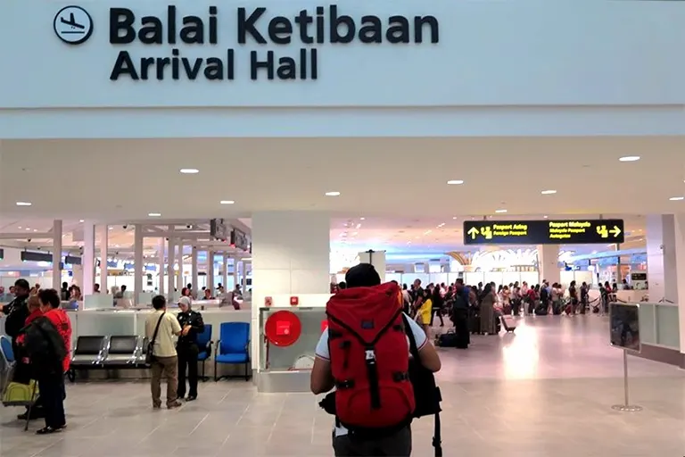 Arrival Hall at the klia2