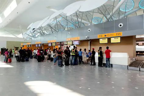 Check-in counters, Departure Hall
