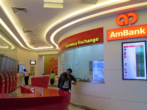 AmBank Currency Exchange Counter