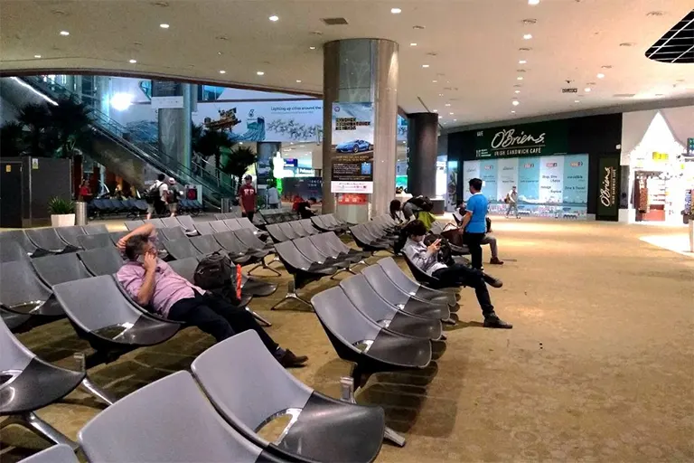 Waiting area at Level 2 of Satellite Building