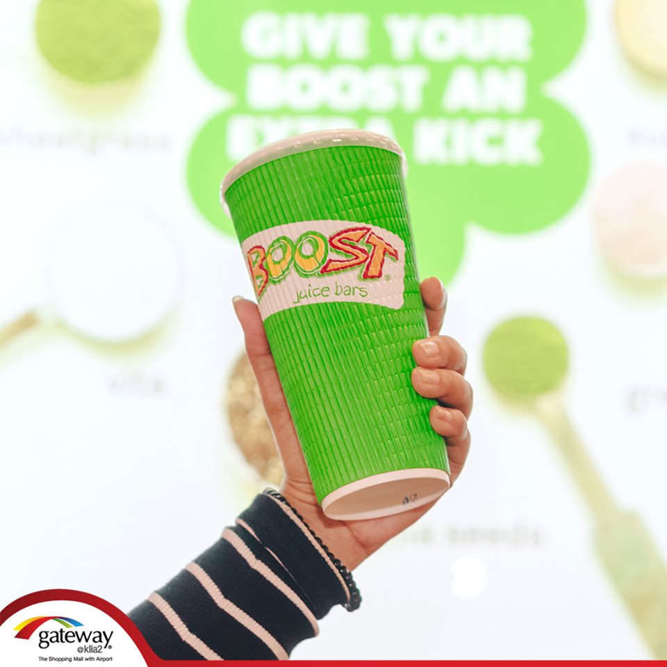 Travelling can be exhausting. Revitalise your energy with variety of delicious juices at Boost Juice! 