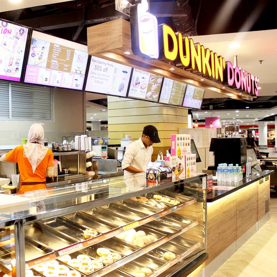 Dunkin Donuts at level 2 of Gateway@klia2 mall