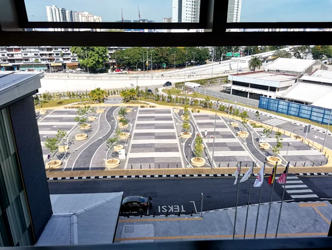 Park and ride facility at Kuchai MRT station