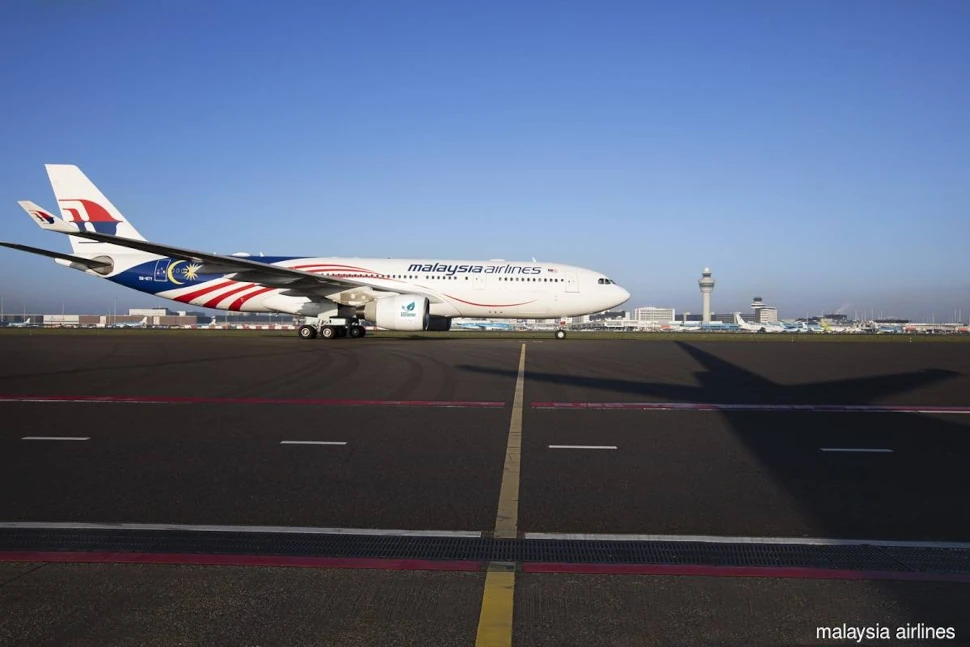 The first flight using SAF, MH7979, operated by Malaysia Airlines' A330-200 aircraft, arrived at KLIA, Sepang, Selangor from Amsterdam Airport Schiphol on Friday (Dec 17).