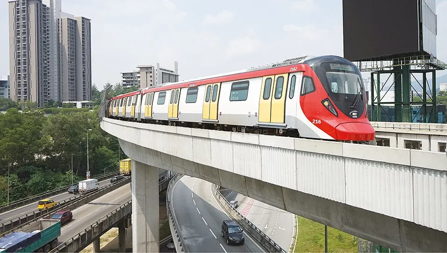 Phase Two of the Putrajaya Mass Rail Transit (MRT2) line will start operating on March 16, said Transport Minister Anthony Loke Siew Fook. (Pic by MUHD AMIN NAHARUL / TMR)