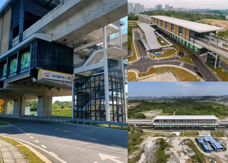 Netizen explains why MRT 16 Sierra in Puchong is the most useless station