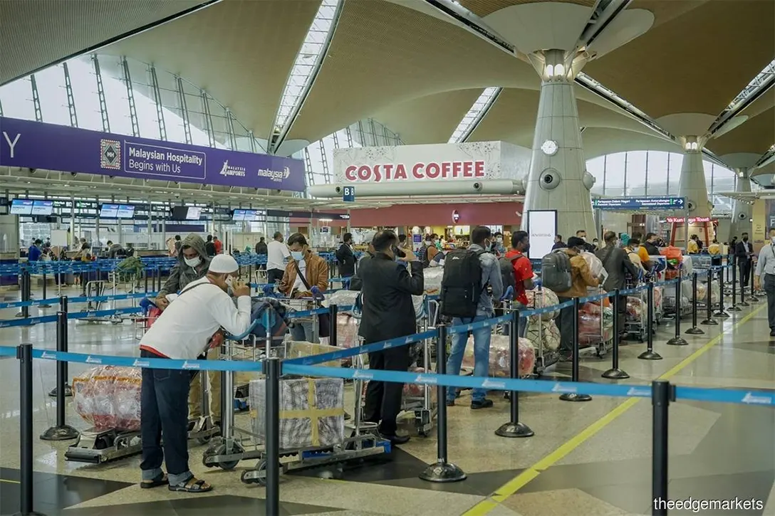The Kuala Lumpur International Airport (KLIA). 'There is a blacklist that we have already prepared to ensure that they will not be permitted to enter our country,' said Hamzah. (Photo by Mohamad Shahril Basri/The Edge)