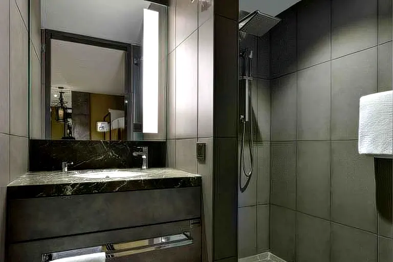 Spacious & clean washroom, Plaza Premium Lounge at klia2