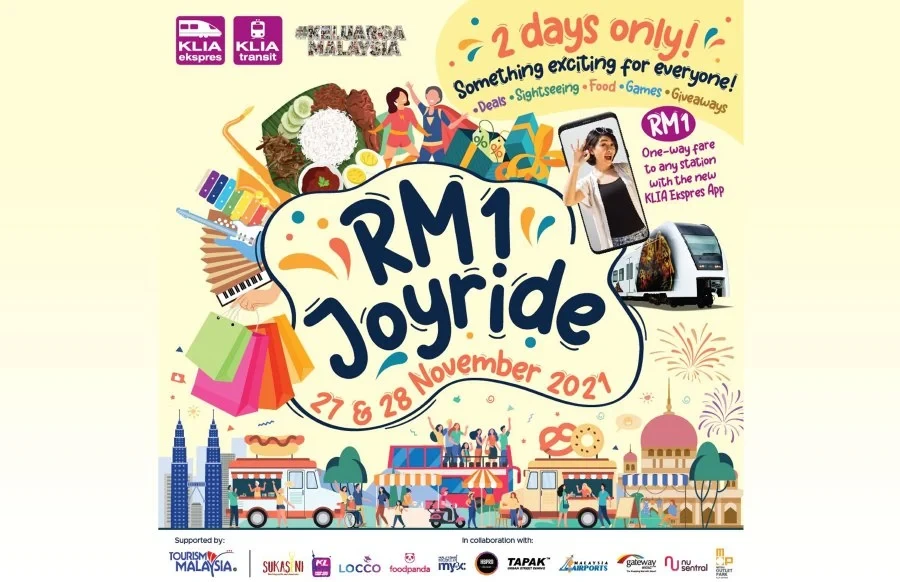 ERL offers RM1 joyrides this weekend