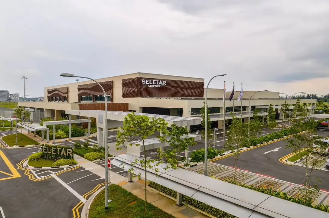 A rendering of Seletar's new passenger terminal. Photo: Seletar Airport