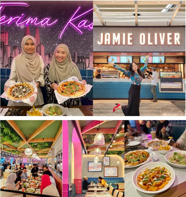 Jamie Oliver comes alive at the Malaysian gateway after twelve to 15 months in the making involving 30-40 people, ten separate departments and more than seven countries {Photos: Malaysia Airports Facebook}