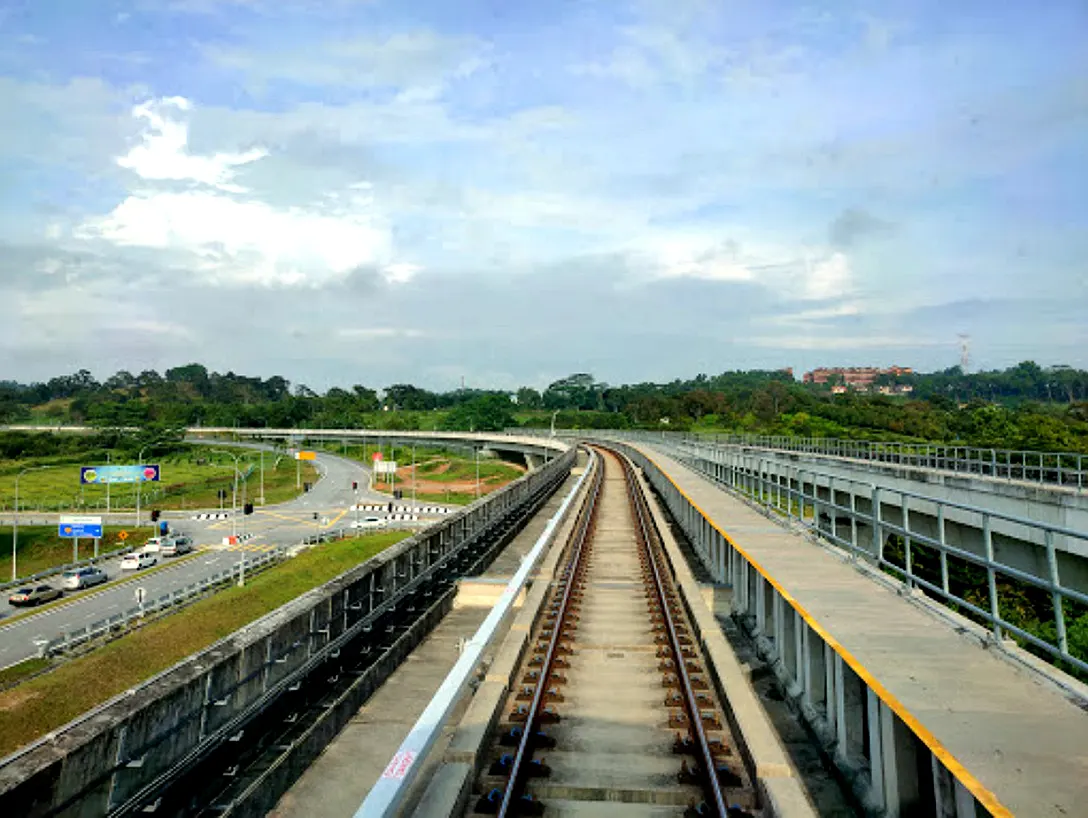 View from the Taman Equine MRT station