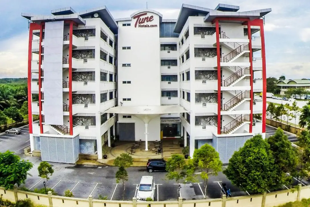 Aerial view of the Hotel