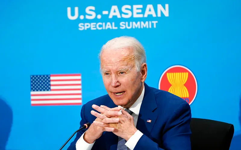 President Joe Biden hopes the effort will show that US remains focused on the long-term challenge of China. (AP pic)